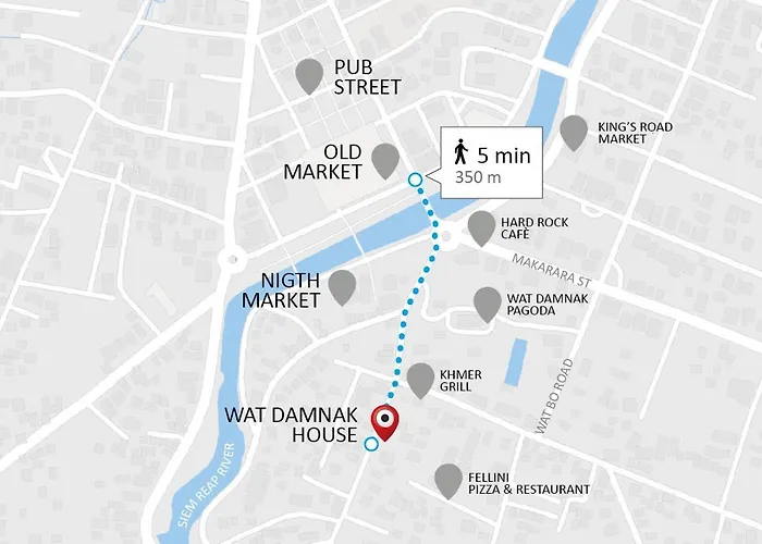 Wat Damnak House By Angkor * Siem Reap